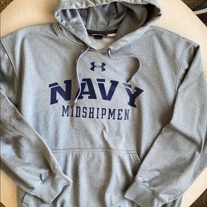 Under Armour US Navy Hoodie Pullover Sweatshirt